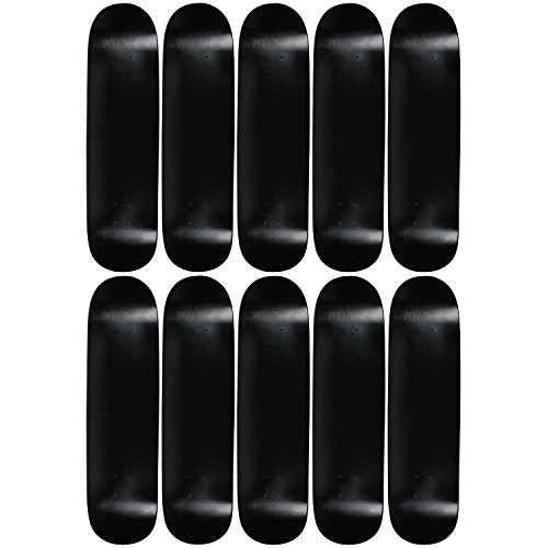 Moose 10 Cuenta 8.5  Blank Skateboard Deck Dipped Black 7-pl