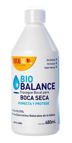 Enjuage Bucal Bio Balance Bucal Tac Boca Seca Humecta 480 Ml