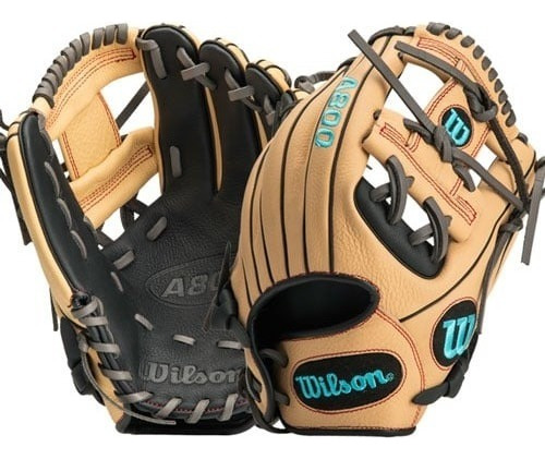 Guante Beisbol Wilson A800 Negro Crema 11.5 In Adulto