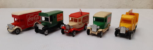 Camiones Coleccionables Retro De Coca Cola  Lote De 5 