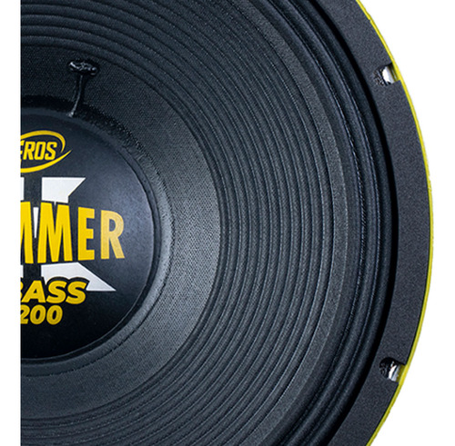2 Woofer Eros 15pol E15 Hammer Xbass 7200 4500w Rms Amarelo