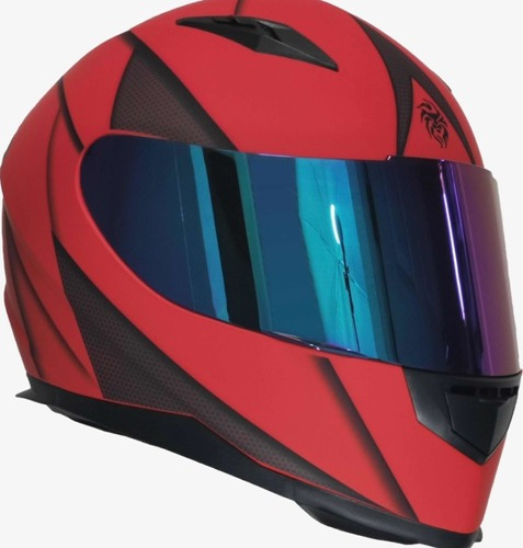 Casco Para Moto Cerrado Kov Novak Blade Rojo/ Gris Color Rojo Tamaño del casco M (57-58 cm)