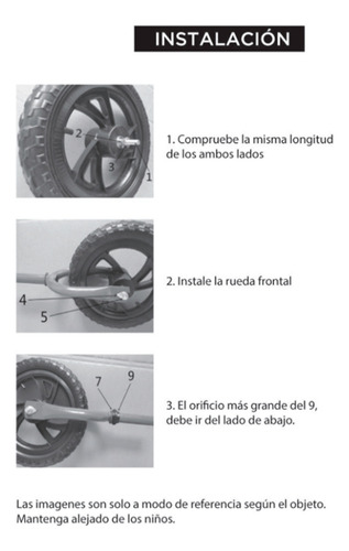 Bicicleta Sin Pedales Camicleta Pata Pata Aluminio Niño 077 Blanco