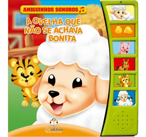 Livros Infantis Coleção Amiguinhos Sonoros Kit Com 6 Livros