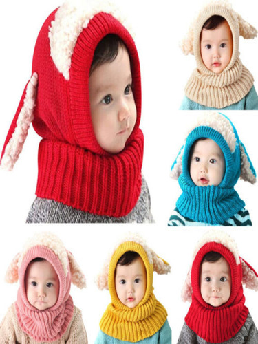 Gorro Para Bebe Bufanda Niña Niño Termico Con Orejas Conejo