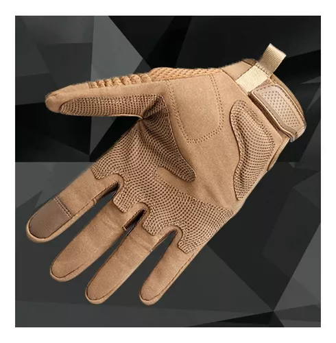 GUANTES MILITAR COLOR COYOTE TALLAS S,M,L