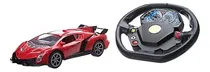 Comprar Auto Radio Control Con Volante Con Sensor De Gravedad Color Rojo Personaje Ninguno