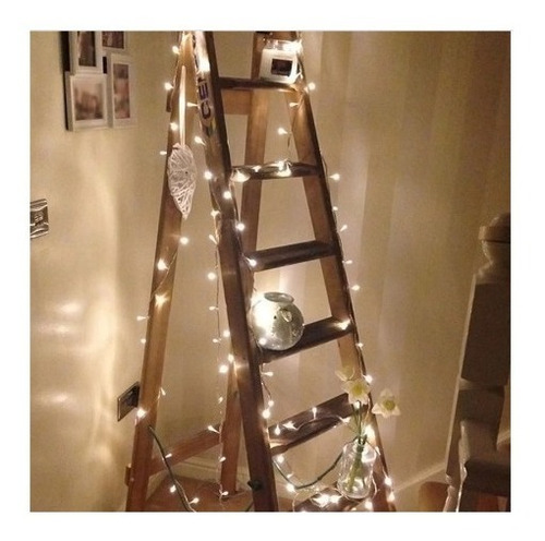 Imagen 5 de 6 de Luces Lineal Ambar /blanco De 300 Led Para Decoraciones