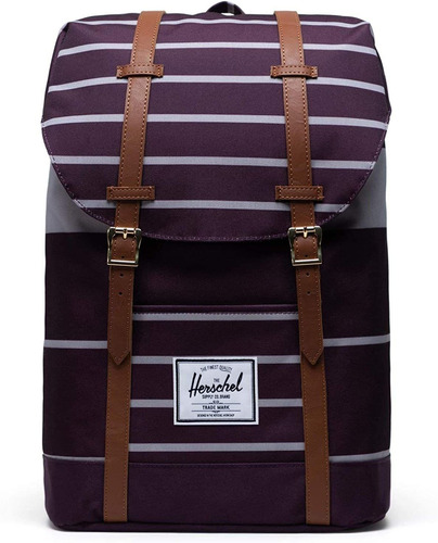 Herschel Supply Co. Retreat Prep Stripe Blackberry Wine One