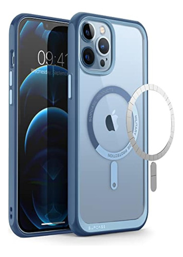 Funda Para iPhone 13 Pro Max Resistente Azul Celeste