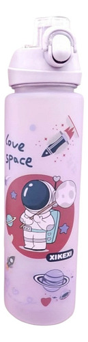 Termo Pitillo Astronauta Botilito Tupper Kids Botella Infant