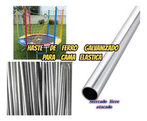 Haste 8+isotubo 8+ponteira 8+rede P/pula Pula 3.05mts+brinde