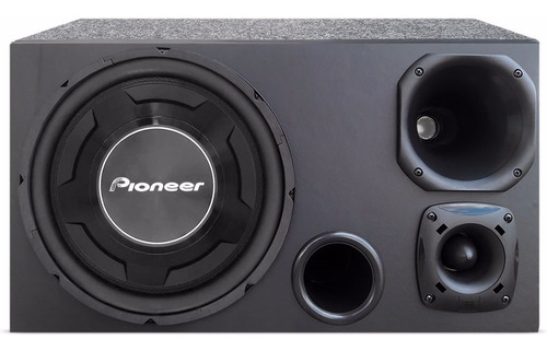 Caixa Trio Pioneer 600w Sub Cara Preta + Selenium D250x Jbl