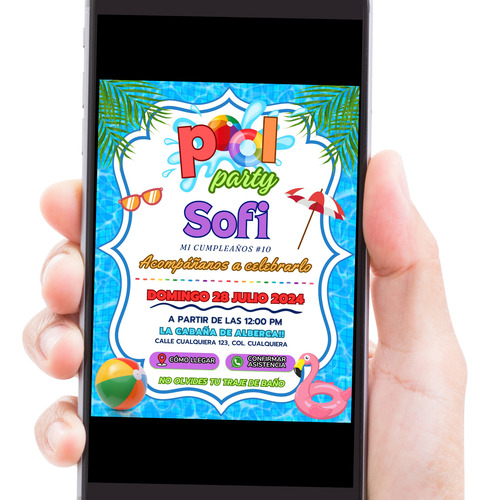Invitación Interactiva Botón Ubicación Y Confirmación