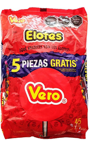 Vero Elotes Paleta De Caramelo