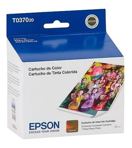 Cartucho De Tinta Epson T037 Original Color T037020