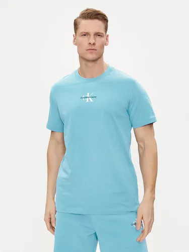 Polera Monologo Regular Azul Calvin Klein
