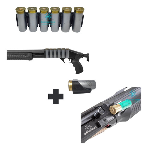 Porta Munição E Match Saver Calibre 12 Capacidade 6 Cartucho