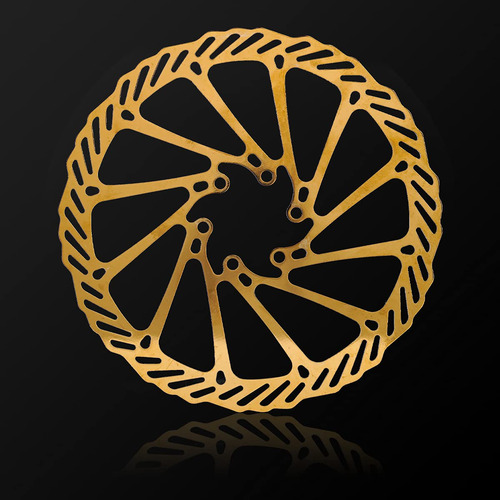 Cnc Rotor De Freno De Disco Bicicleta 16 Cm Oro Mmg