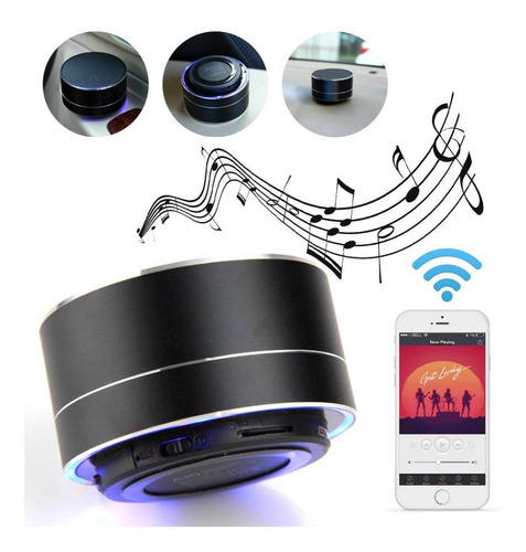 Mini Parlante En Aluminio Bluetooth Aux 3.5mm Micro-sd V2 ®