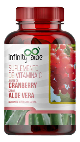 Suplemento De Vitamina C Babosa E Cranberry 60 Cápsulas