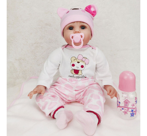 Muñeca Reborn Silicona Muñecas Para Niñas Mulan Bebes Rebon