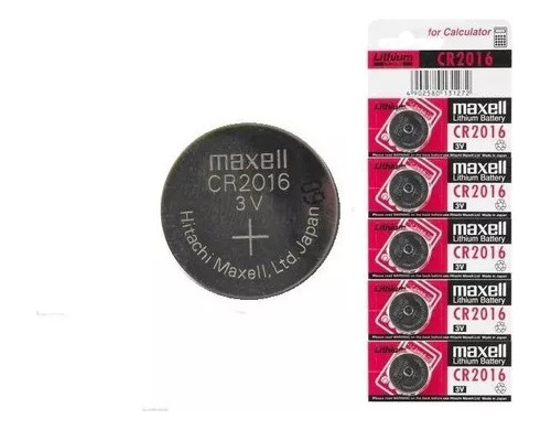 1 Unidad Bateria De Litio Maxell 3v Cr2016