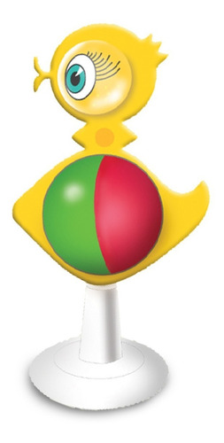Imagen 4 de 4 de Sonajero De Mesa Bimbi Patito Con Sopapa 3 A 18 Meses