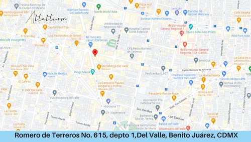 Vendo Departamento En Romero De Terreros 615, Código 2, Col Del Valle Nte, Benito Juárez, Del Valle Nte, Cdmx Pfg25di