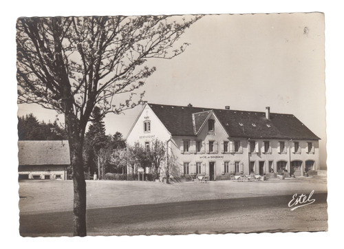 1940 Francia Postal Vista Hotel Du Col Du Bonhomme Vintage