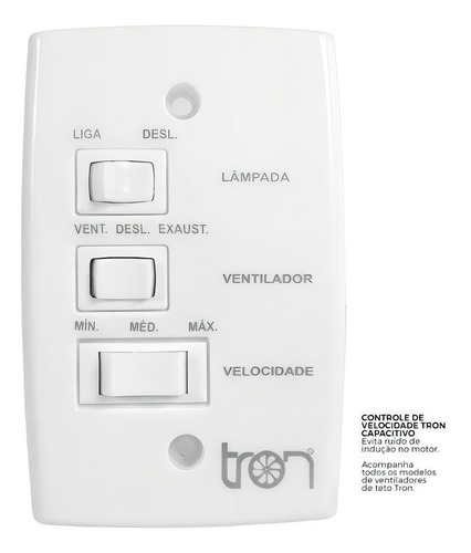 Ventilador De Teto 220v Pera New Tron Ventiladores Wt De techo