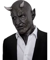 Comprar Máscara De Diablo Hiperrealista De Lucifer Horror Para Hallo