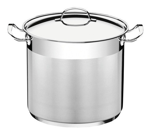 Olla Tramontina Empresarial 28cm Acero Inox Triple Fondo Cu