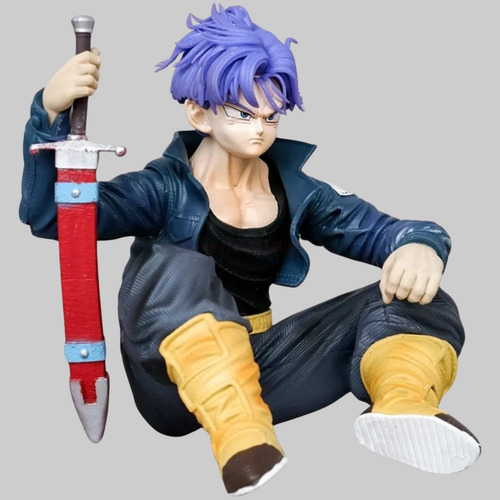 Figura De Acción Y Colección Trunks Sentado Dragon Ball Z