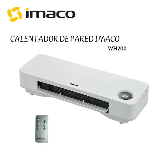 Estufa Calentador De Pared Imaco Wh2000 C/ Control Remoto