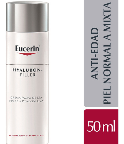 Imagen 1 de 11 de Eucerin Hyaluron Filler Crema De Dia Rellenadora Arrugas Pnm