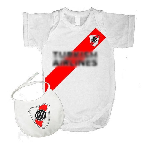 Body Bebe Camiseta River Plate Con Nombre Personalizado