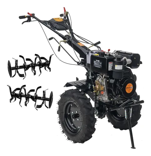 Motocultivador Diesel Zmax Zt1300de 12hp P. Elétrica Zd8