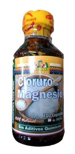 Cloruro De Magnesio 100 Capsulas 500 Mg