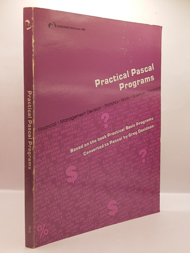 Practical Pascal Programs, Gregory Davidson