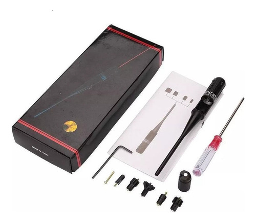 Kit Regulador Láser Colimador Ponto Vermelho Calibre 22-50