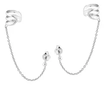 Comprar Aeravida Elegante 9mm Mod Ear Cuff Drapeado Cadena Ear Cuff 