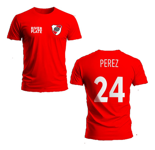 Remera De River Plate  / Perez / N 24 / Carp