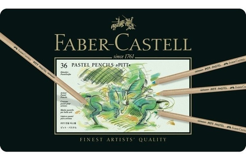Lapices Faber Castell Pitt Pastel Lata X36 Color Microcentro