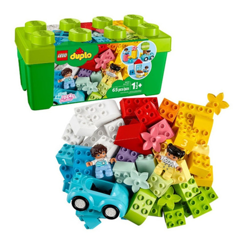 Imagem 1 de 3 de Blocos de montar  Lego Duplo Brick box 65 peças  em  caixa