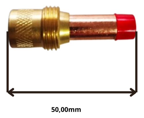 3 Difusor Gas Lens Leve 2.4 45v25 Tocha Tig 17/26/350