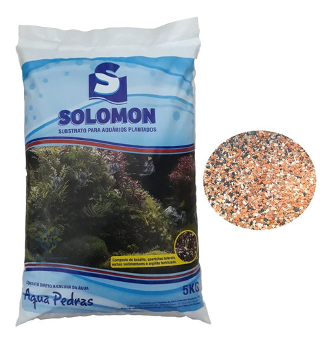 Substrato Fértil Solomon Para Aquario Plantado - 5kg