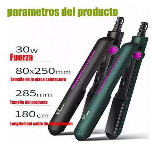Plancha De Cabello Profesio Plancha De Cabello Negro