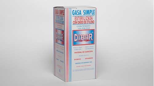 Gasa Esterilizada 10x10 Dibar, Paquete De 2 Cajas C/100 Pz.