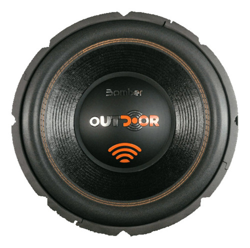 Subwoofer 12 Pol Bomber Outdoor 4 Ohms 500 Watts Rms Cor Preto